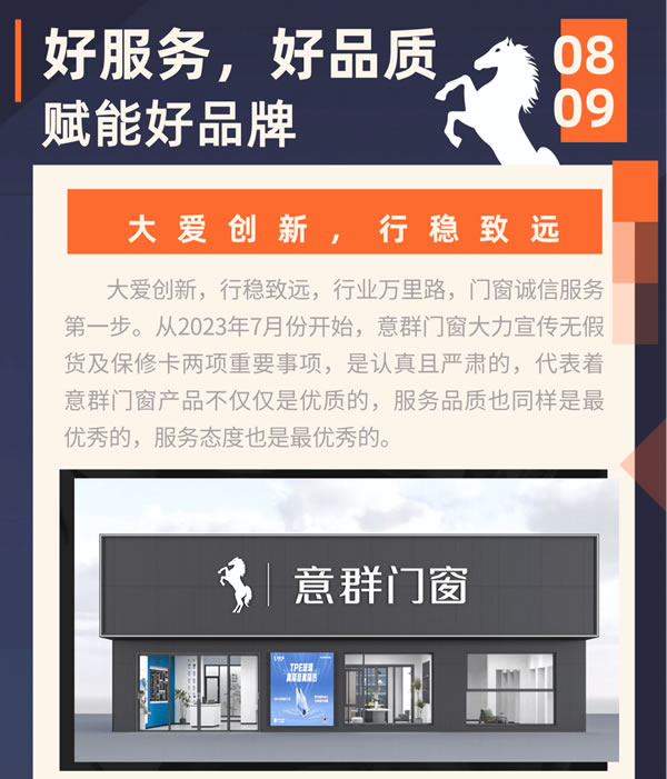 意群门窗|好服务，好品质，赋能好品牌